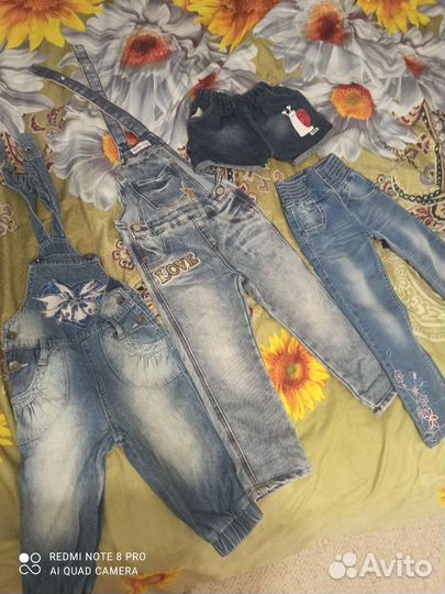 Джинсовые вещи на девочку