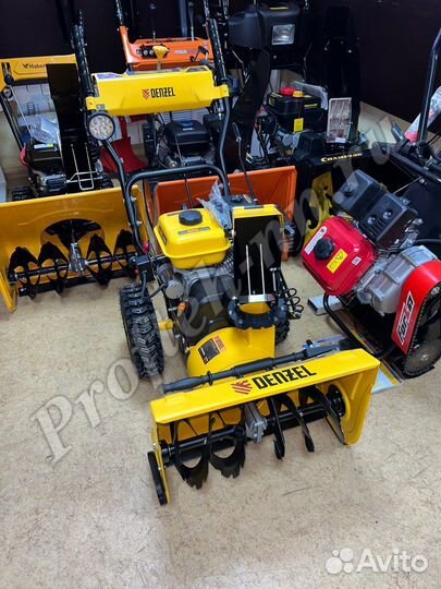 Снегоуборщик бензиновый Denzel SB 560 LP LED фара