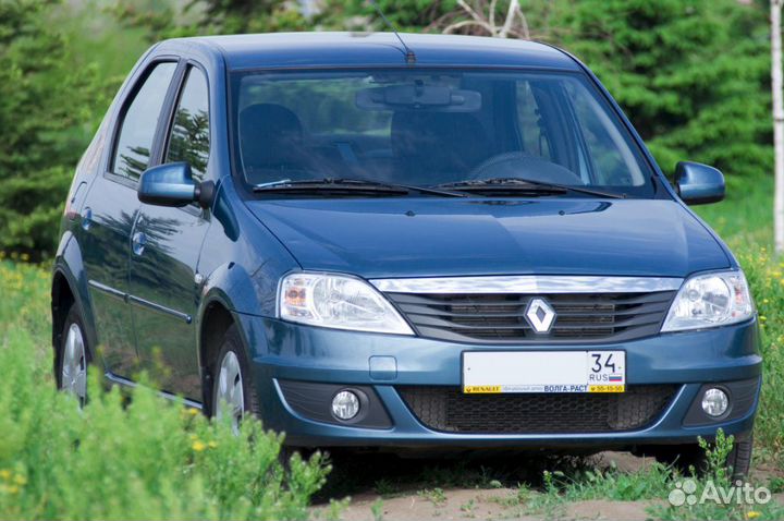 Бампер передний рено логан с 2010 под птф RNF