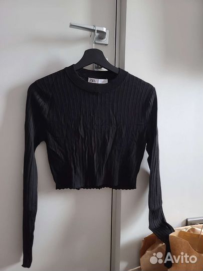 Кроп топ лапша zara m