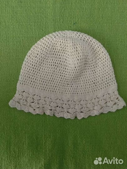 Панамка для девочки, связанная крючком