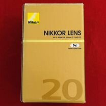 Nikon 20mm 1.8g новый