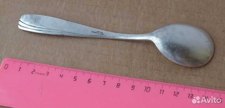 Чайная ложка мельхиор мнц СССР