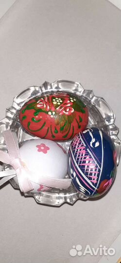 Пасхальные яйца из дерева