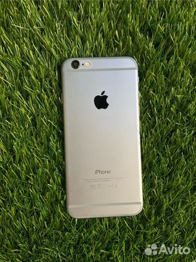 Смартфон Apple iPhone 6 16 гб, 1 SIM, серебристый