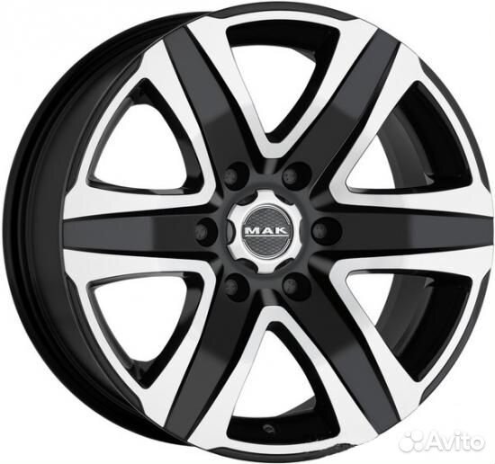 Mak Stone 6 8x18 6x139.7 ET 35 Dia 106.1 (black mi