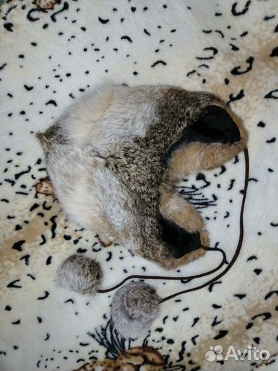 Натуральная детская шапка