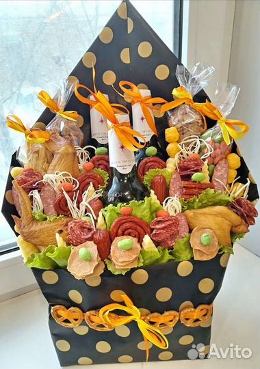 Съедобный подарок, Букет мужчине, букет мужу