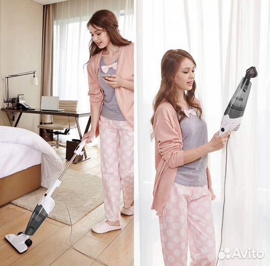 Новый Пылесос Deerma DX118C Чек Гарантия