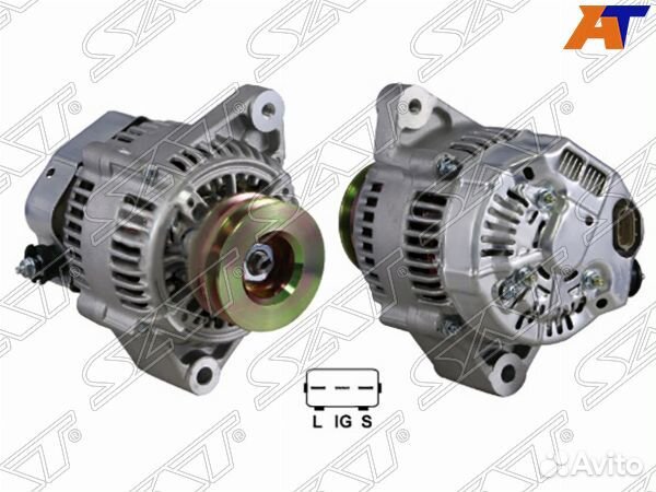 Генератор toyota land cruiser 80