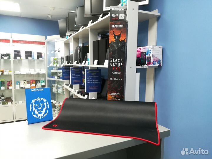 Большой игровой коврик Defender новый