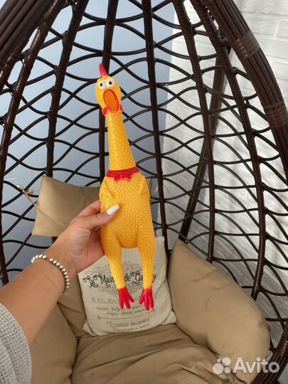 Игрушка пищалка Курица