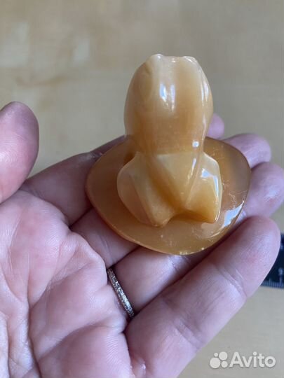 Сувенир фигурка лягушка селенит