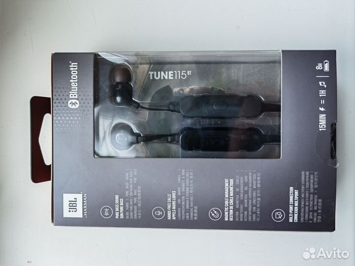 Беспроводные наушники JBL Tune 115BT