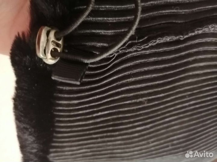 Берет женский из меха бобрика