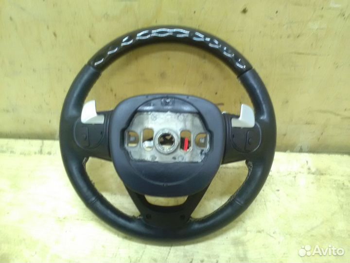 Руль Jeep Grand Cherokee WK2 Overland (дерево+кожа