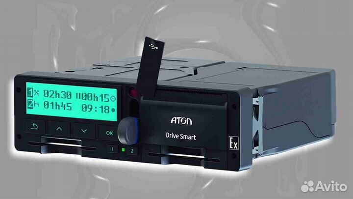 Новый тахограф Atol, с скзи