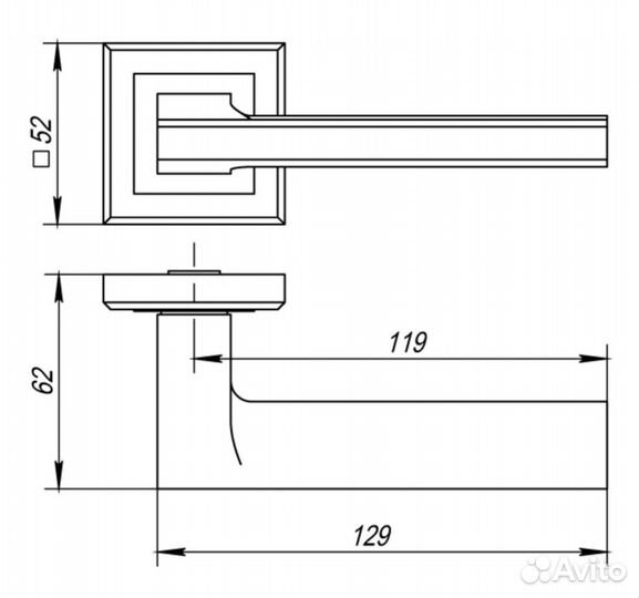 Дверная ручка