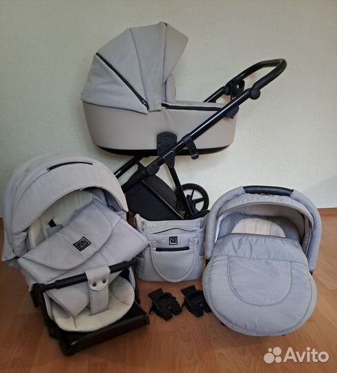 Коляска 3 в 1 adamex porto 2023