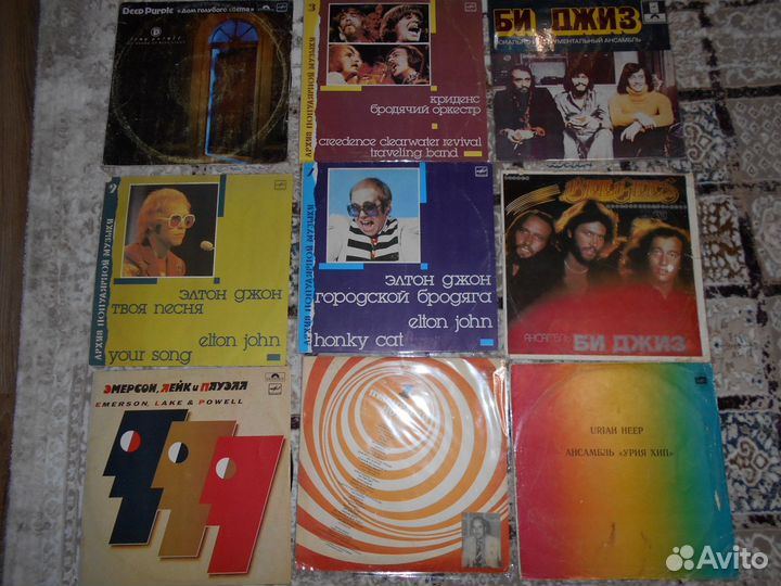 Виниловые пластинки из личной коллекции