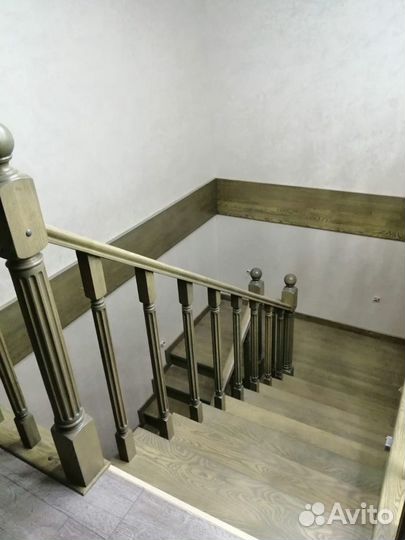 Лестница из ясеня К1203