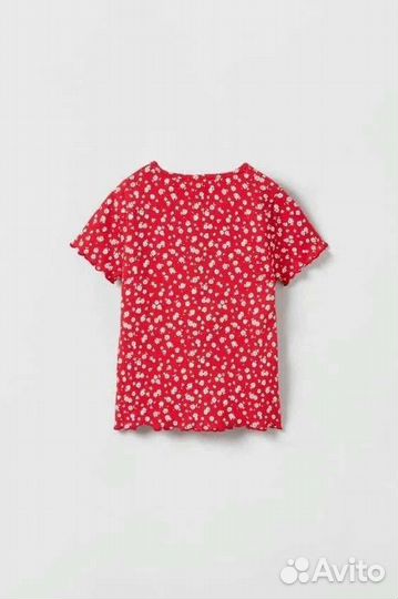 Футболка в рубчик для девочки, Zara