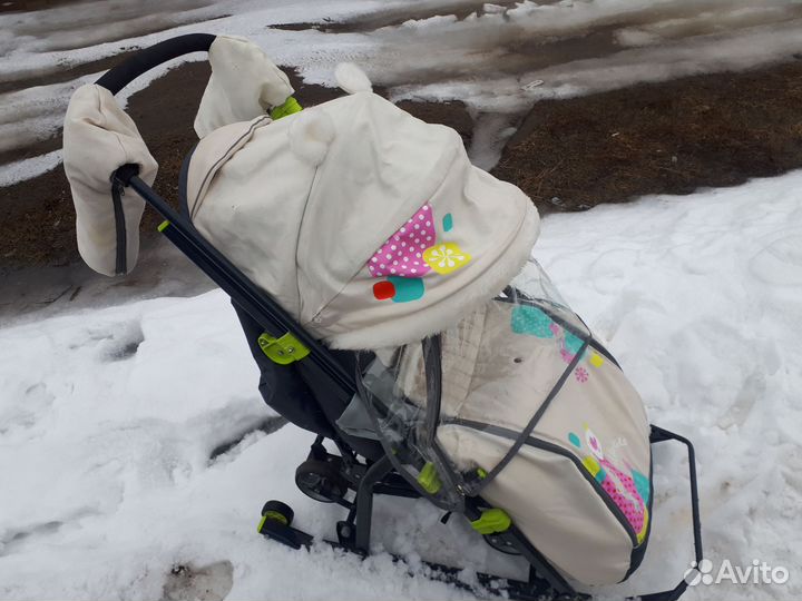 Коляска санки