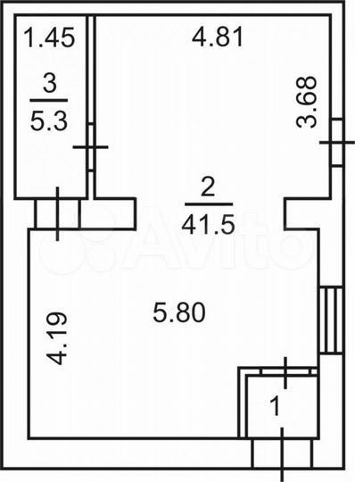 Сдам нежилое здание, 48.6 м²