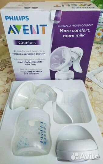 Ручной молокоотсос Philips avent Comfort