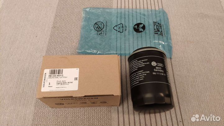 Фильтр масляный vag 06j115561b