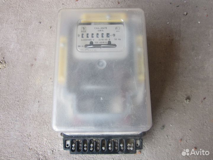 Счетчик электрический 3 фазный СССР