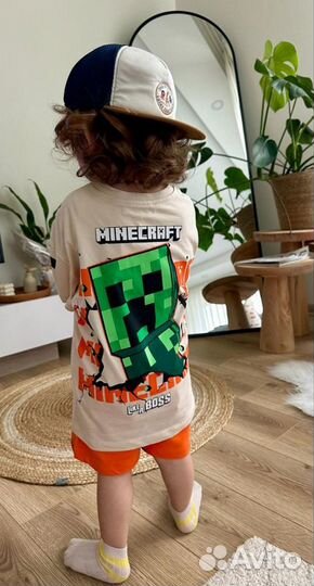 Костюм с шортами Zara Minecraft