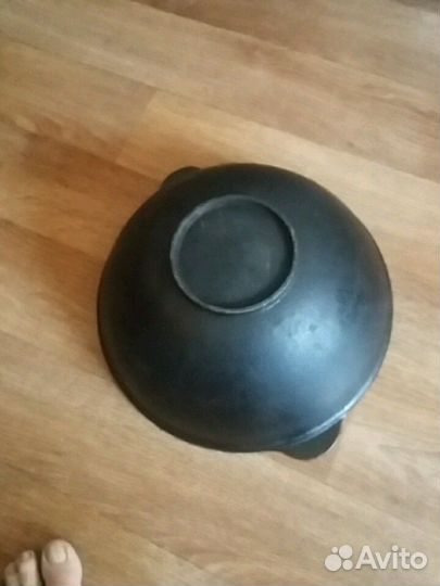 Казан чугунный овальный