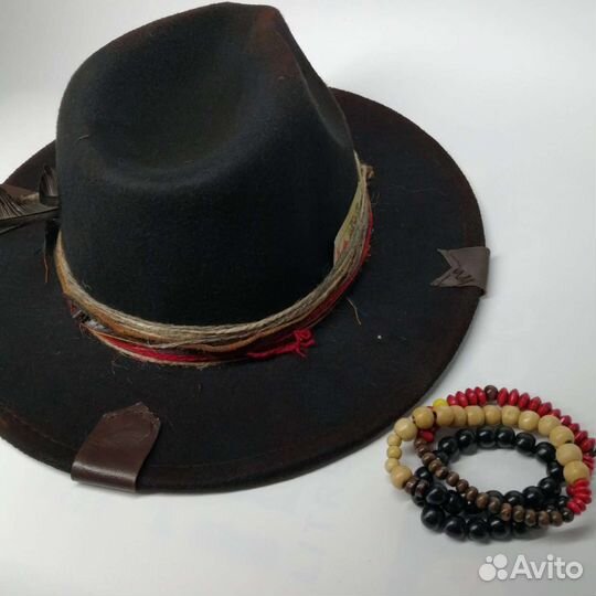 Шляпа фетровая Федора