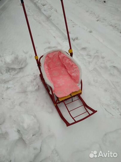 Санки с колесами