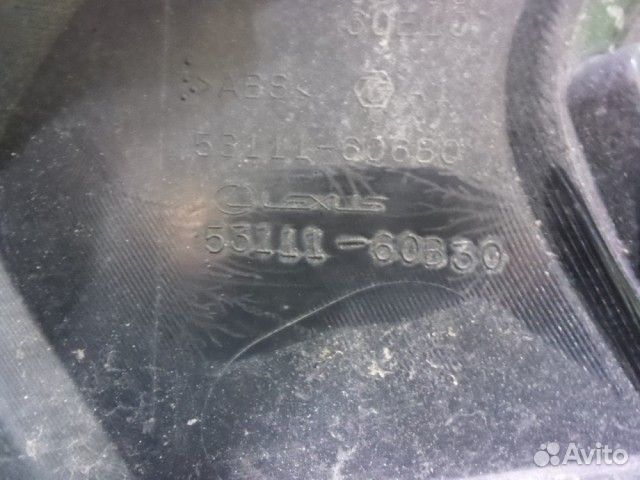 Решётка радиатора Под камеру и парктроник Lexus LX