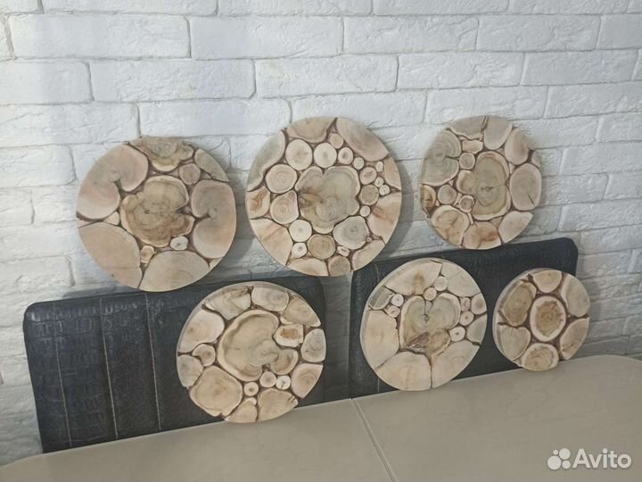 Подставка под горячее из можжевельника