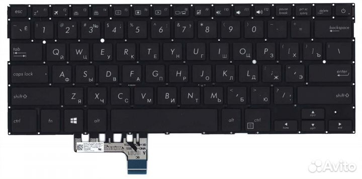 Клавиатура asus Zenbook UX331UA-1A с подсветкой, O