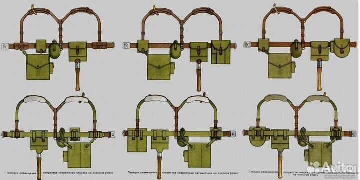 Портупея солдатская. Новая. Склад
