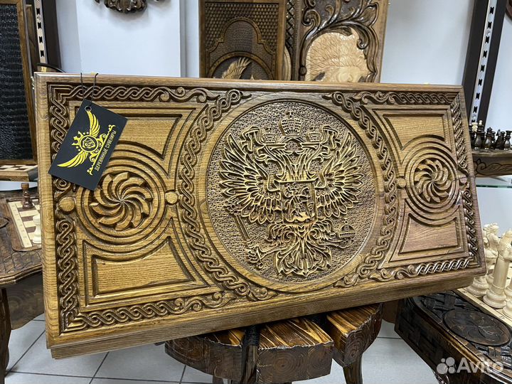 Нарды Герб России Из Дуба