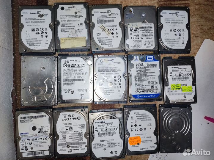Комплект жёстких дисков 95 шт