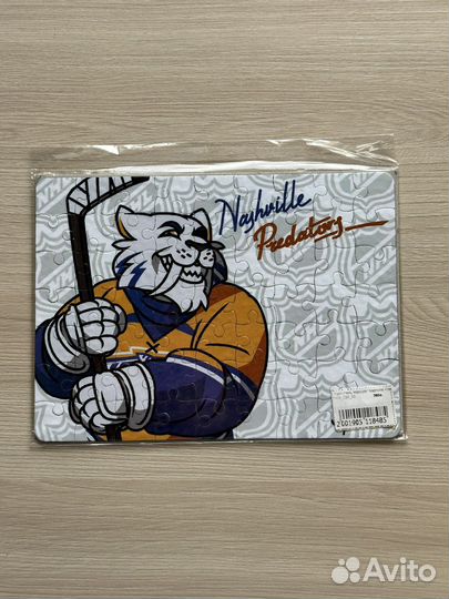 Магнитный пазл новый сувенирный хоккейный