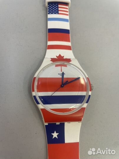 Часы swatch flagtime