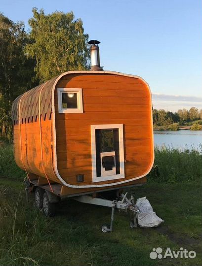 Баня на колесах аренда мобильная баня
