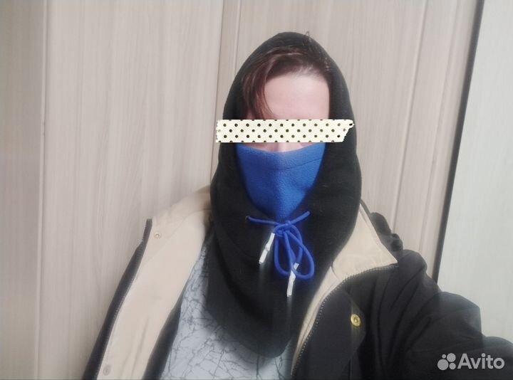 Балаклава флисовая капюшон