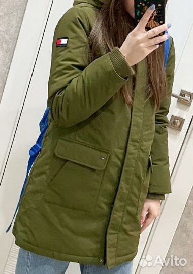 Парка зимняя tommi helfiger