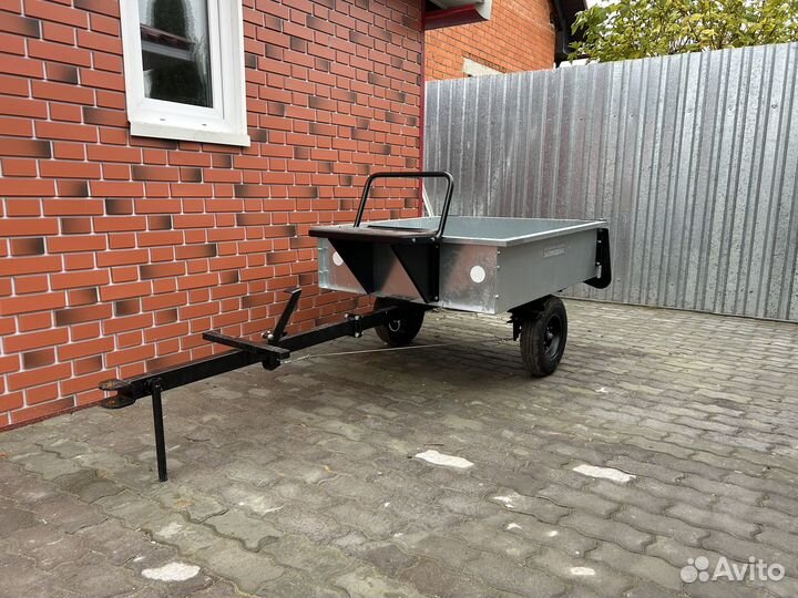 Прицеп для мотоблока тпм-500-1 про оцинкованный