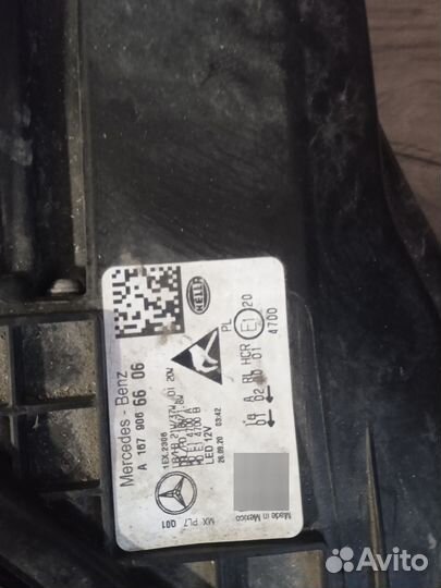 Фара передняя правая mercedes GLE 167