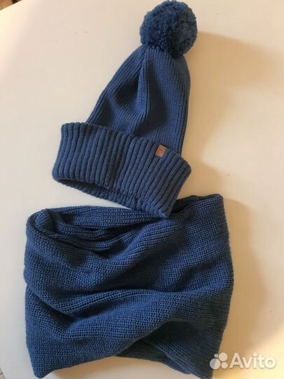 Шапка и снуд детский