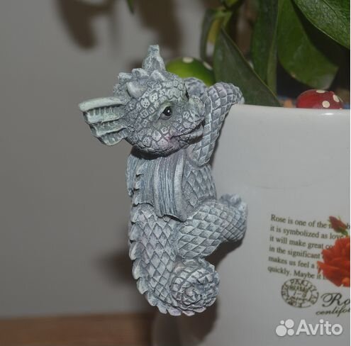 Фигурки подвесные Дракон символ Нового 2024 г 4 шт